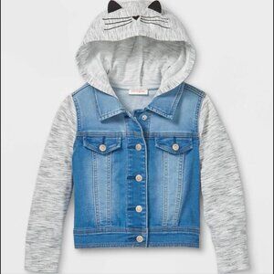 Cat & Jack Denim and Hoodie Combo